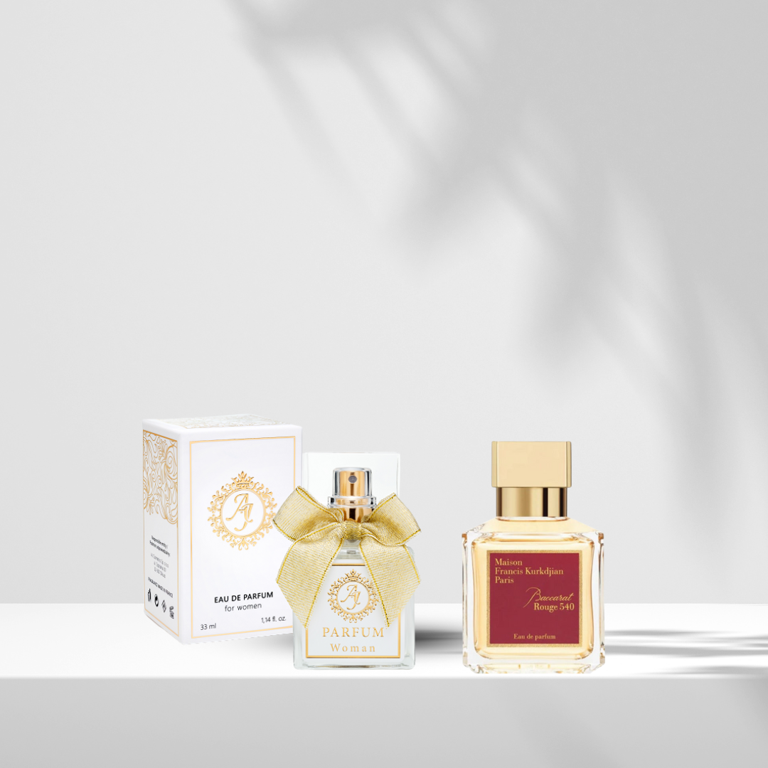 AJ Deluxe 135                           įkvėpti: Maison Francis Kurkdjian - Baccarat Rouge 540 Edp (UNISEX)